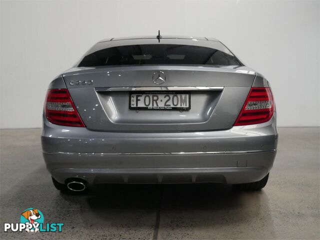 2012 MERCEDES-BENZ C250 SPORTBE C204MY12 2D COUPE