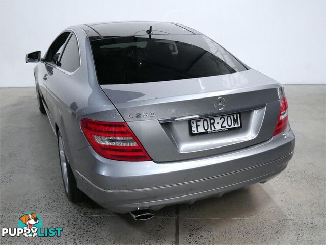 2012 MERCEDES-BENZ C250 SPORTBE C204MY12 2D COUPE