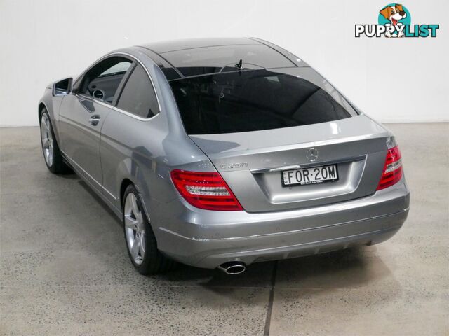 2012 MERCEDES-BENZ C250 SPORTBE C204MY12 2D COUPE
