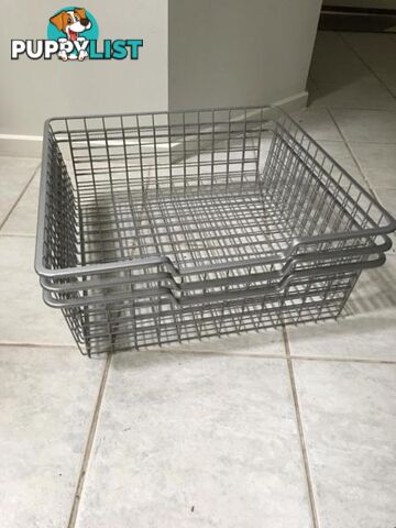 large square wire basket