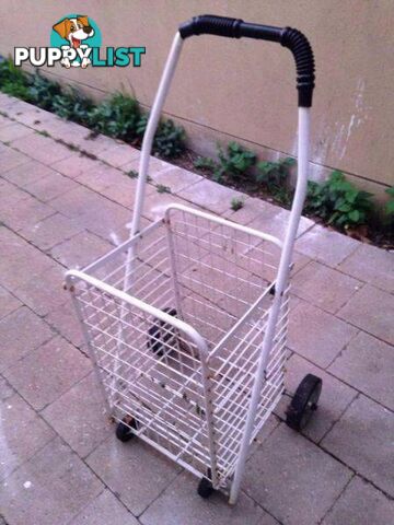 White Shopping Trolley