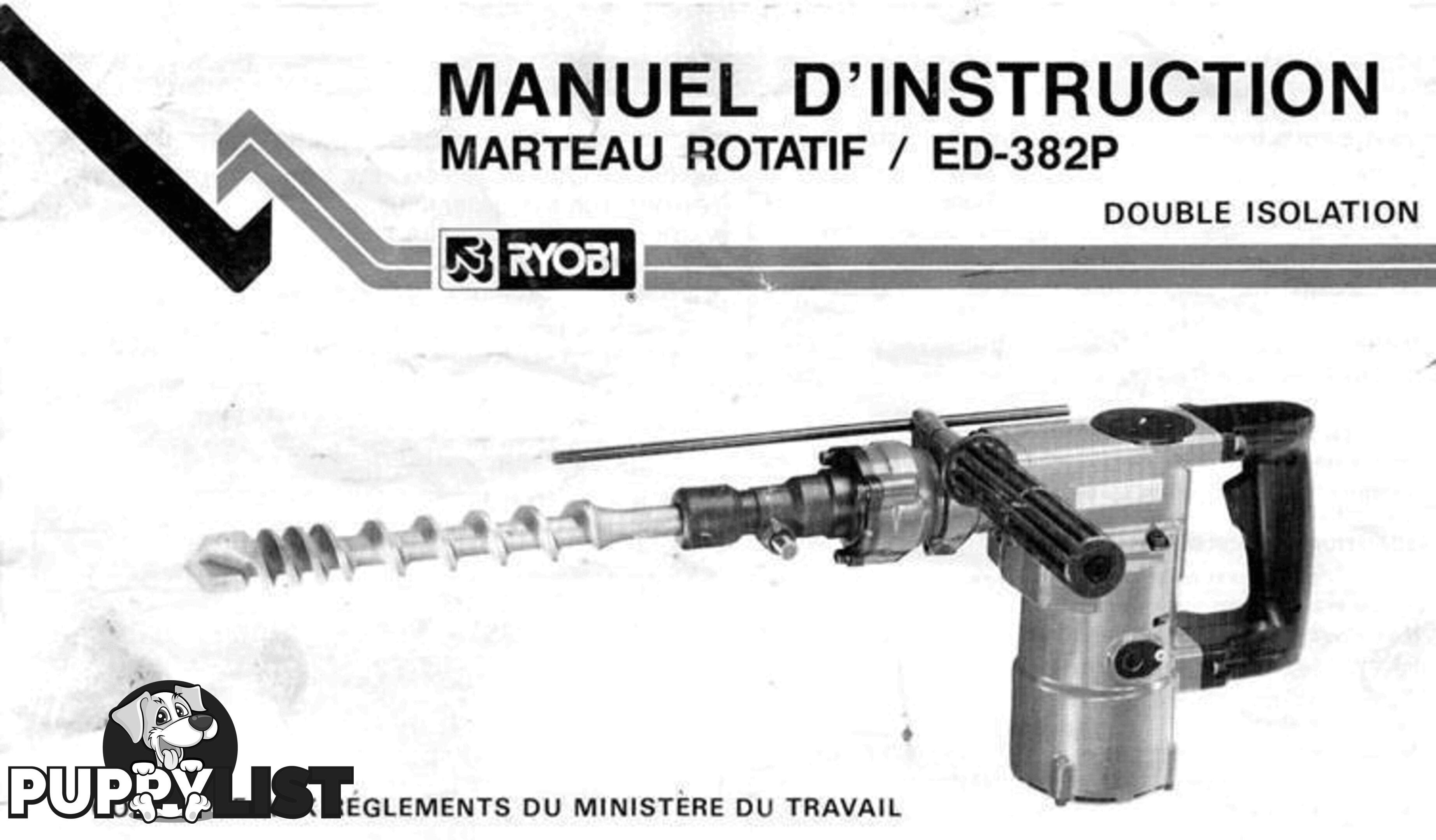 RYOBI ROTARY HEAVY DUTY HAMMER DRILL varible speed