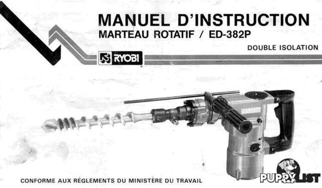 RYOBI ROTARY HEAVY DUTY HAMMER DRILL varible speed