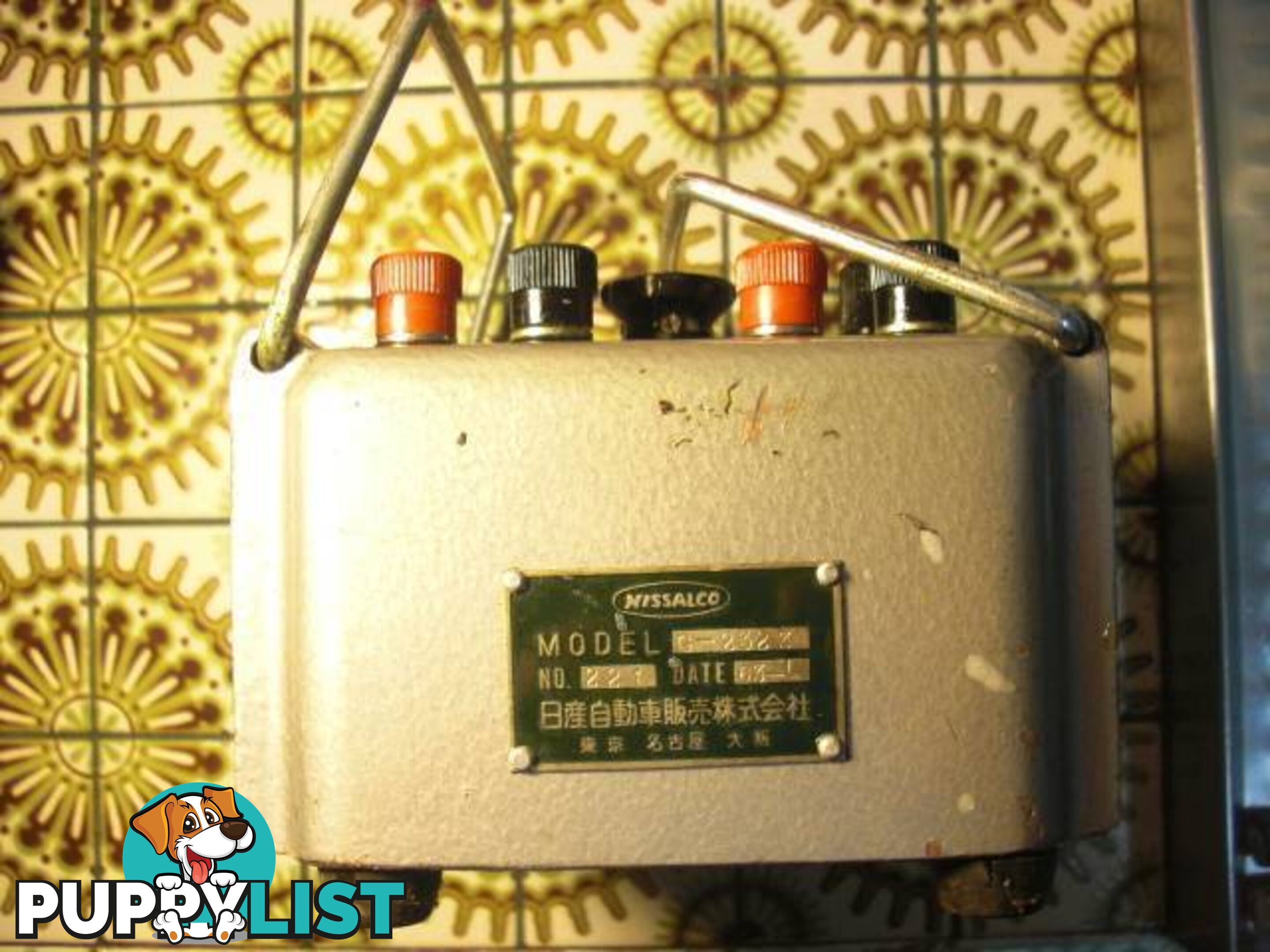 VINTAGE VOLTS AMPS OHMS NISSALCO SANEI KOGYO YOKYO JAPAN DATED