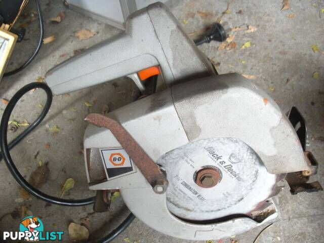 Black & Decker 7301 Type A Circular Saw MADE IN AMERICA MODEL 10