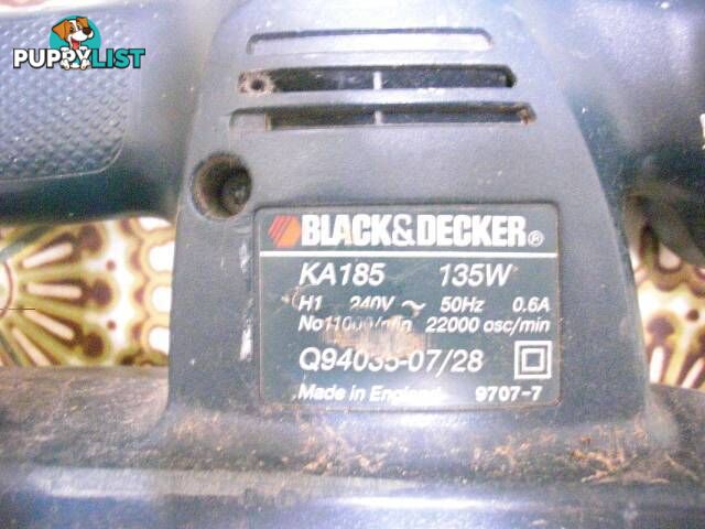 BLACK&DECKER KA185 MADE IN ENGLAND 135W 11,000-22.000 OSCMIN