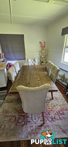 Winslow dining table/ Nottingham chairs