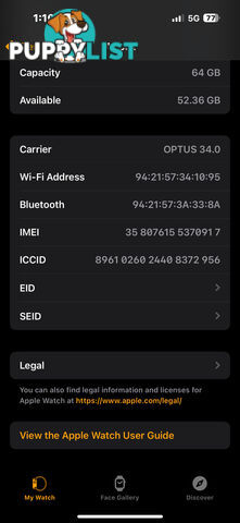 Apple Watch 10 black 46mm free pair apropos pods pro