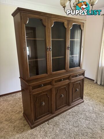 Solid Timber Display Cabinet