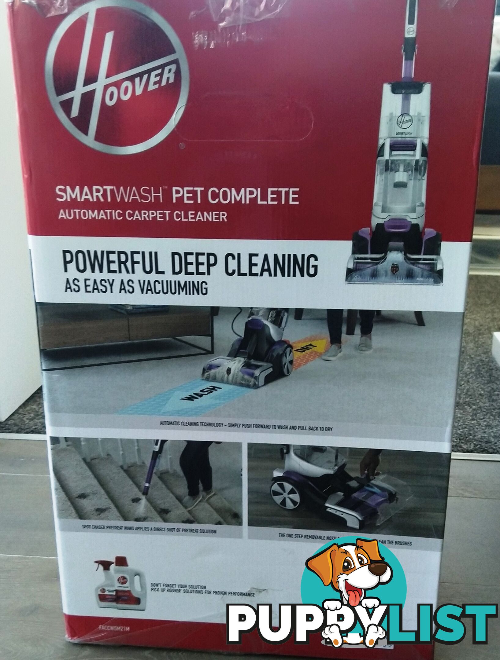 Hoover Smart Wash, Complete auto Pet Carpet Washer.