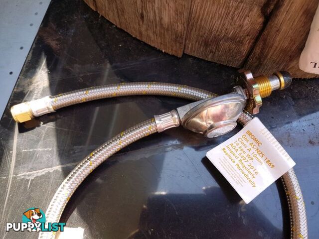 mettle weave gas hose with regulator