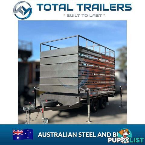 12x7 Dual purpose Trailer  Cattle Crate