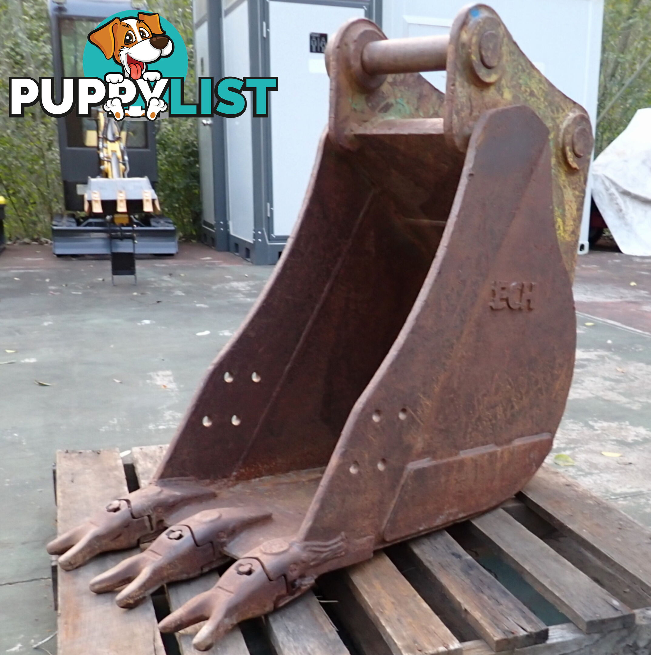 9-20 ton (65mm pin) ECH 450mm Heavy Duty Excavator Trenching Bucket