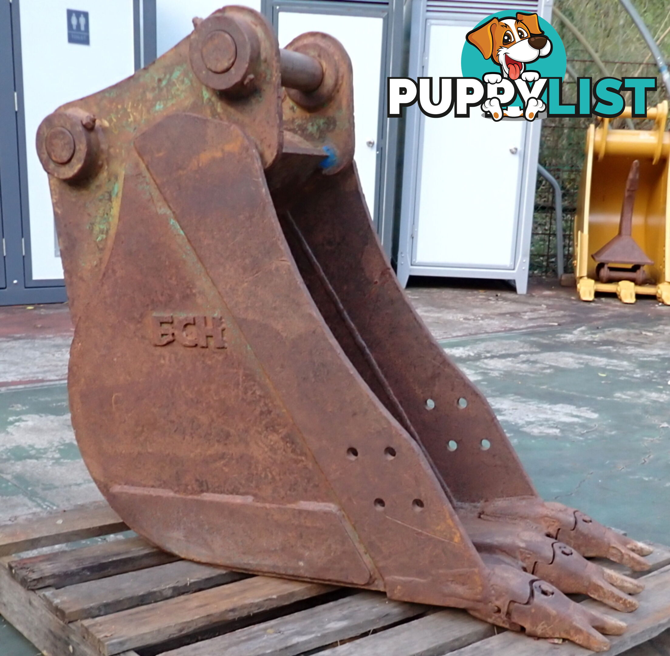 9-20 ton (65mm pin) ECH 450mm Heavy Duty Excavator Trenching Bucket