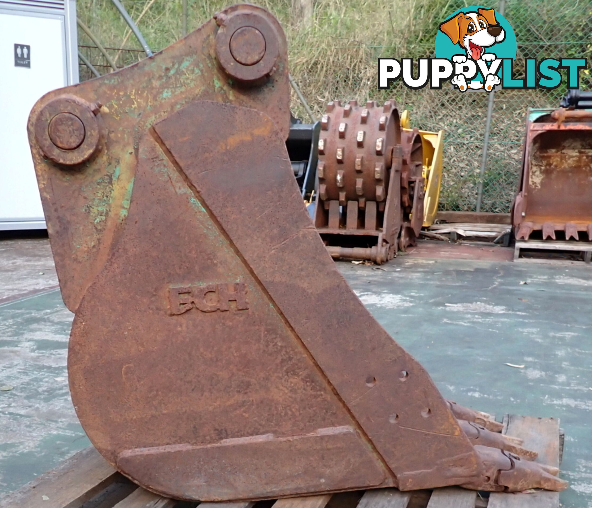 9-20 ton (65mm pin) ECH 450mm Heavy Duty Excavator Trenching Bucket