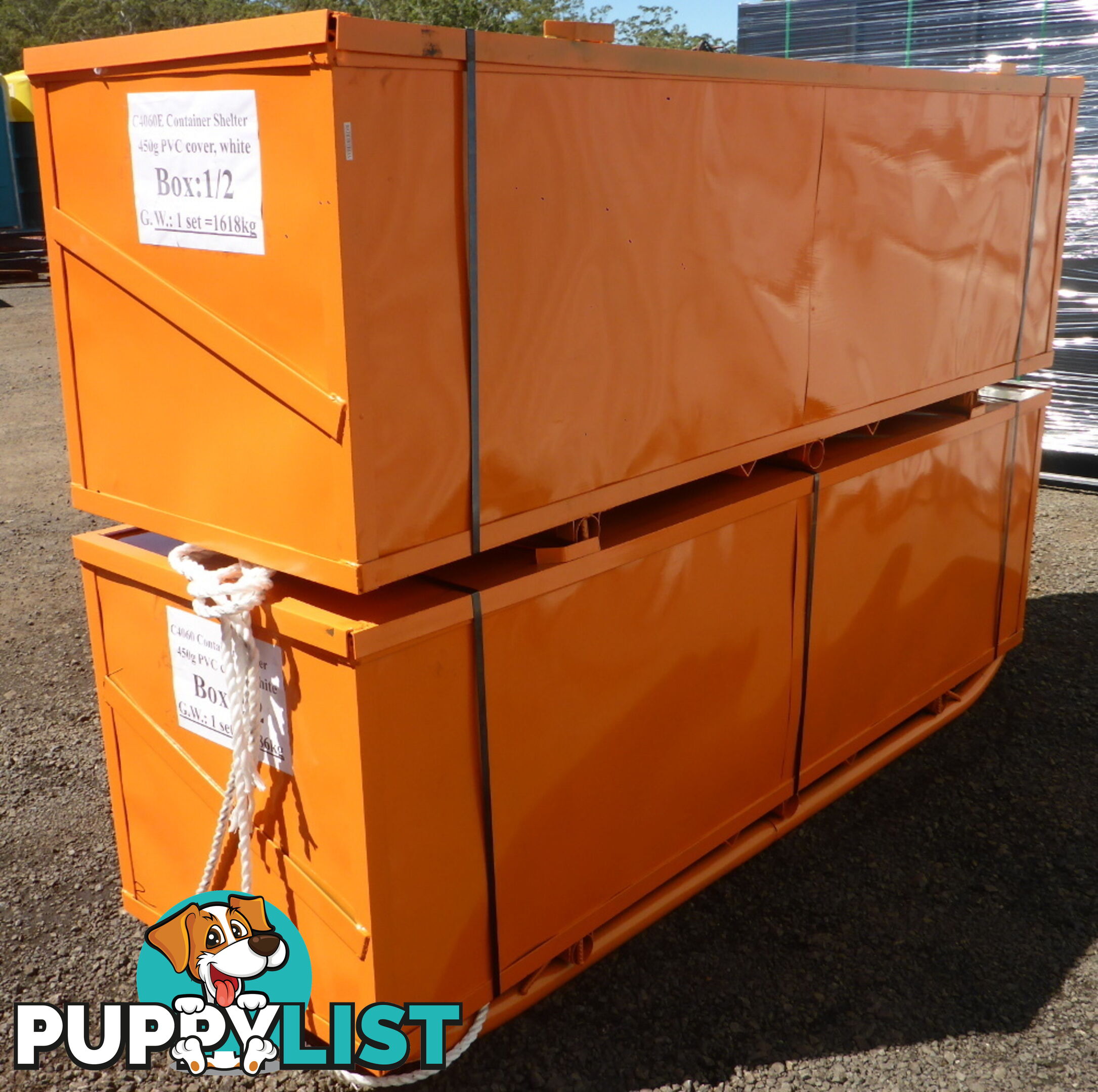 New 12m x 18m (223m2) Container Shelter Workshop Igloo Dome & Endwall