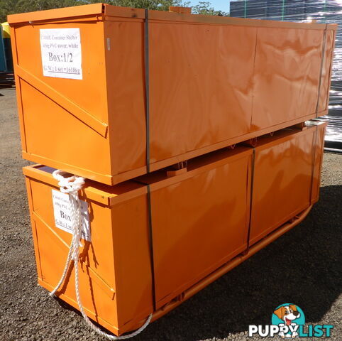 New 12m x 18m (223m2) Container Shelter Workshop Igloo Dome & Endwall