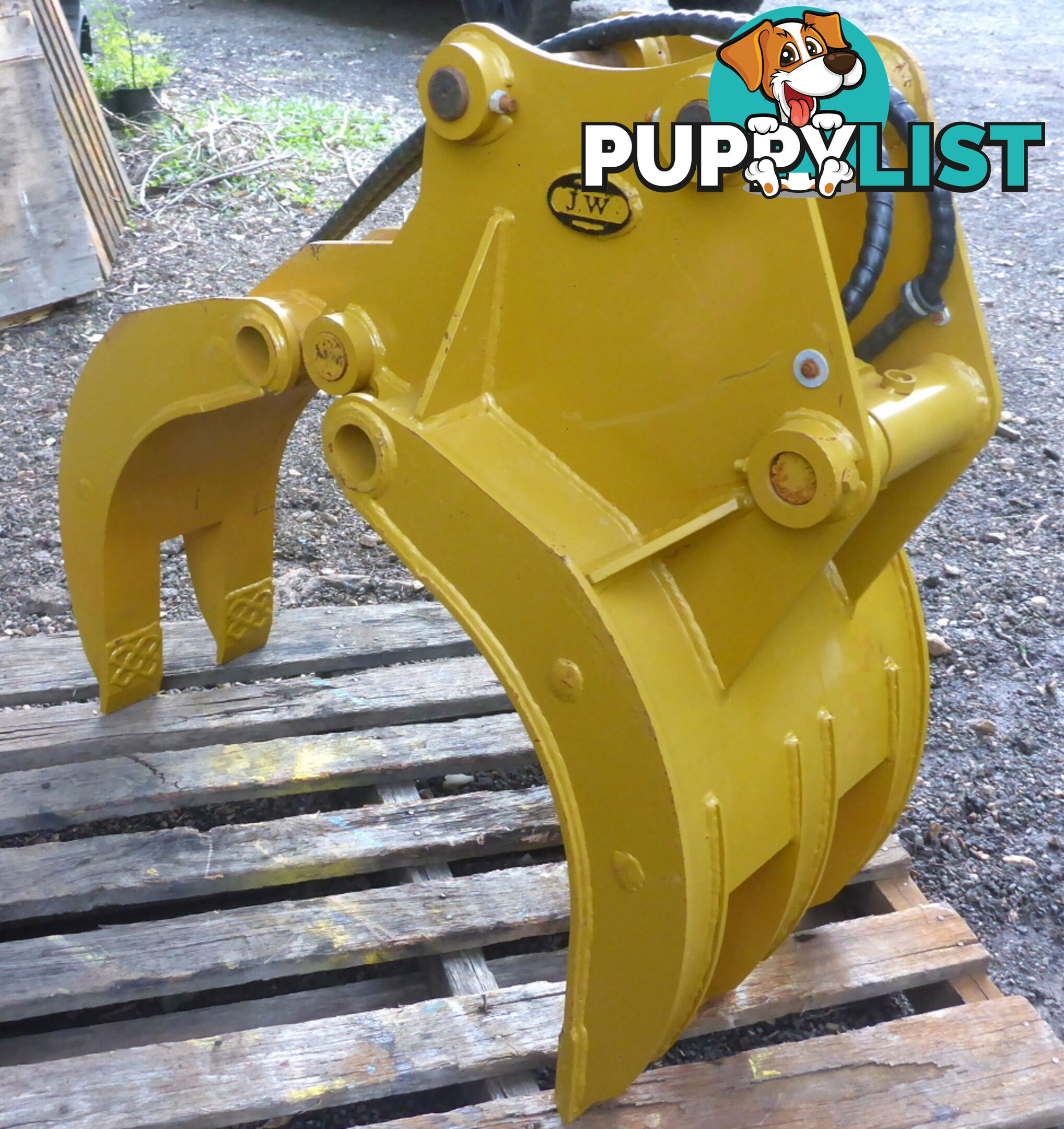 New 3-7 ton (45mm Pin) Excavator Hydraulic Grapple Grab