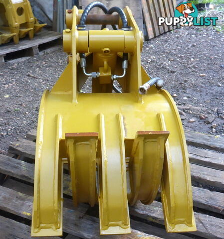 New 3-7 ton (45mm Pin) Excavator Hydraulic Grapple Grab