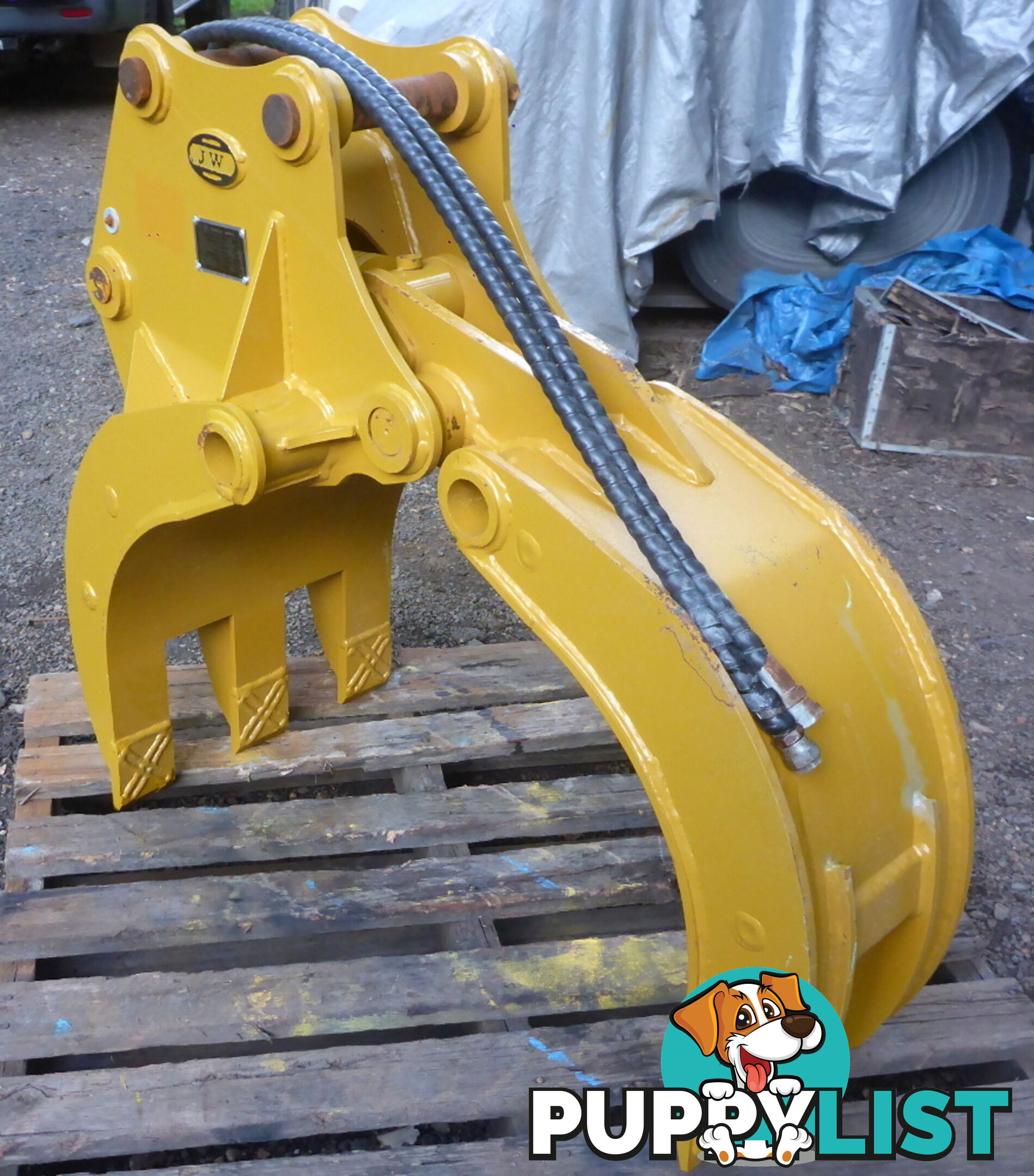 New 3-7 ton (45mm Pin) Excavator Hydraulic Grapple Grab