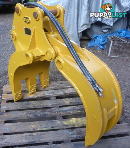 New 3-7 ton (45mm Pin) Excavator Hydraulic Grapple Grab