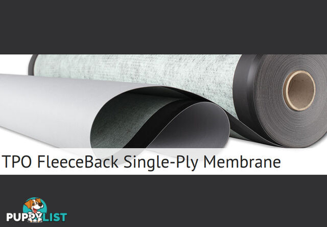 400LM Roll Waterproofing Membrane Rubberfuse TPO FleeceBack Single-Ply