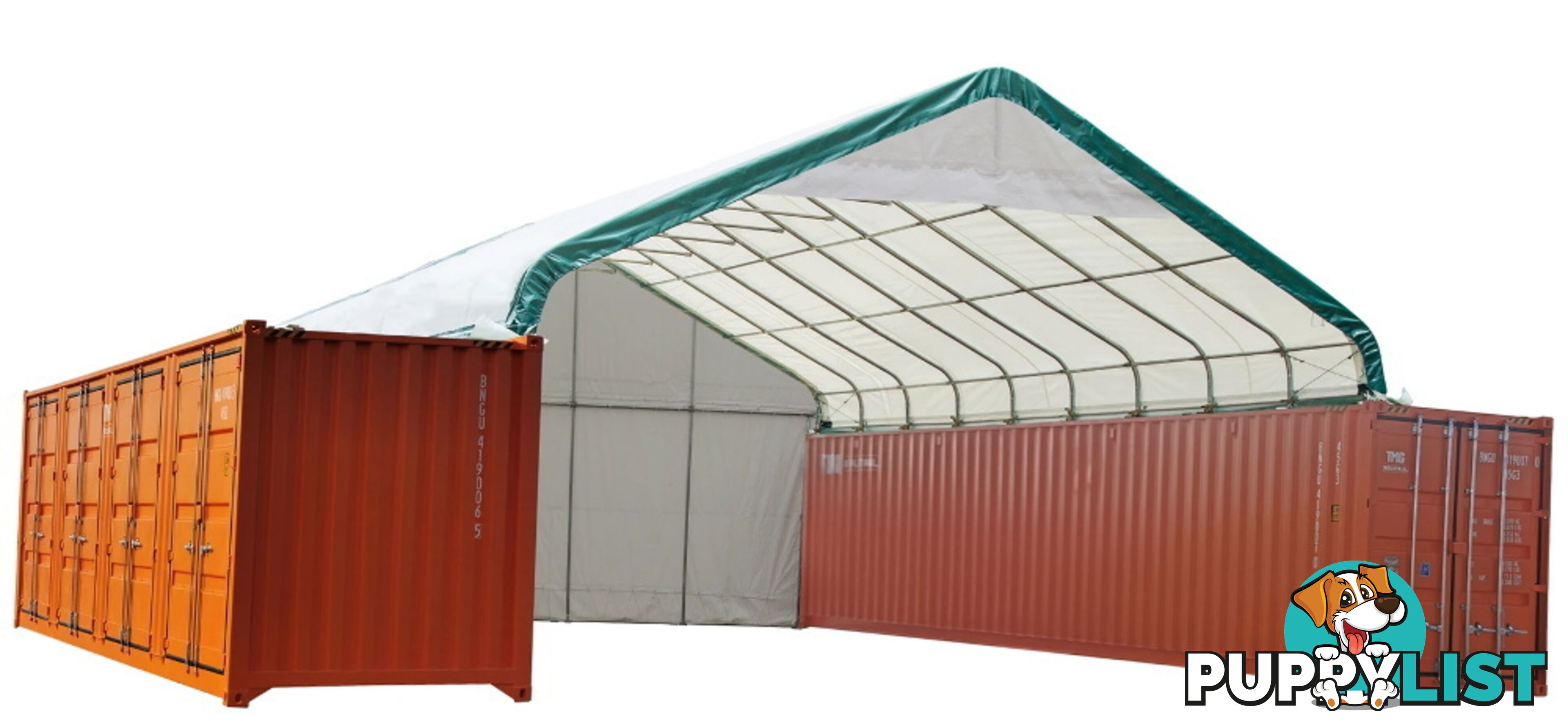 New 9m x 12m Container Shelter Workshop Igloo Dome with EndWall