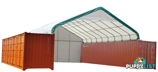 New 9m x 12m Container Shelter Workshop Igloo Dome with EndWall