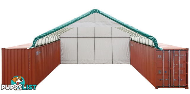 New 9m x 12m Container Shelter Workshop Igloo Dome with EndWall