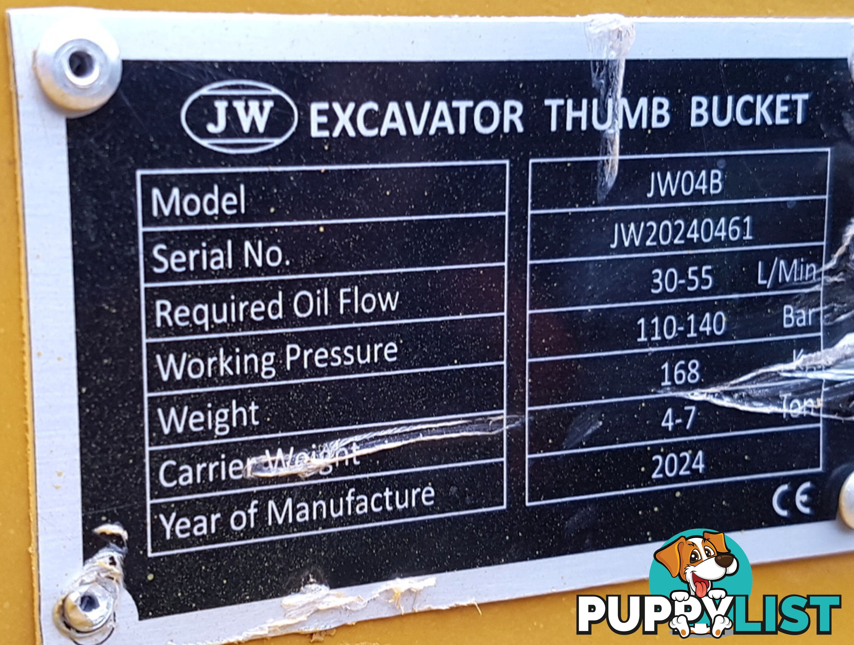 New 4-9 ton (45, 40 or 50mm pin) Excavator Hydraulic Thumb Bucket Grapple Grab