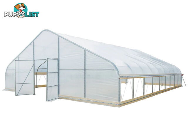 Huge 9.15m x 11.7m (107m2) Greenhouse Tunnel Building Grow Tent