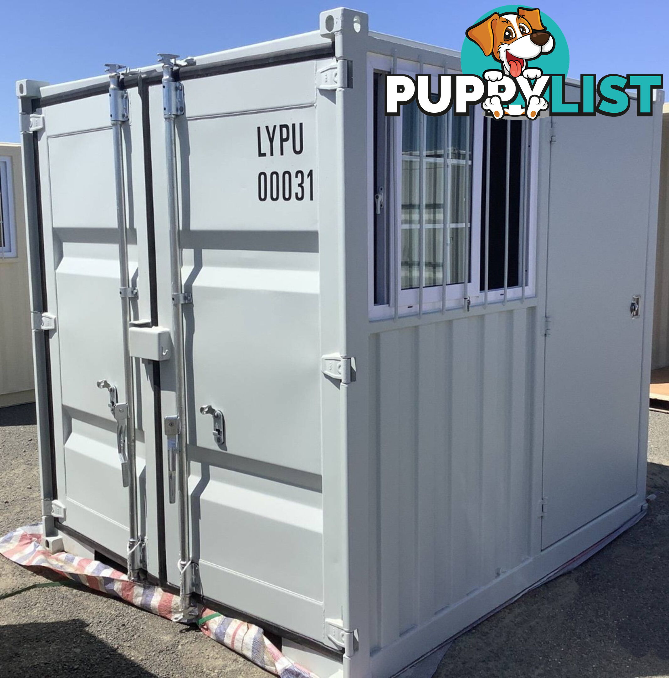 New 8ft Shipping Container with side Door & Window