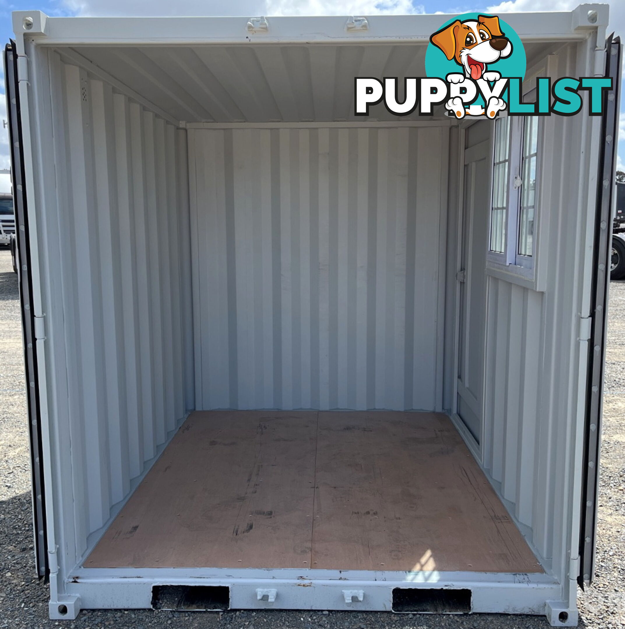 New 8ft Shipping Container with side Door & Window