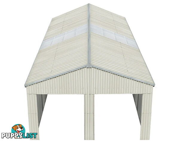 New 7.6m x 10.1m (77m²) All Steel Double Garage Carport Shed Mancave
