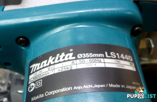 New Makita LS1440 355mm (14") Mitre / Drop Saw $760 off RRP