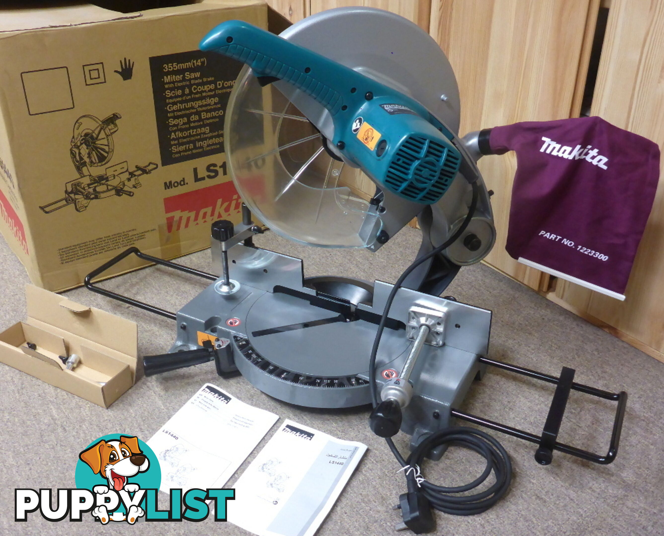 New Makita LS1440 355mm (14") Mitre / Drop Saw $760 off RRP