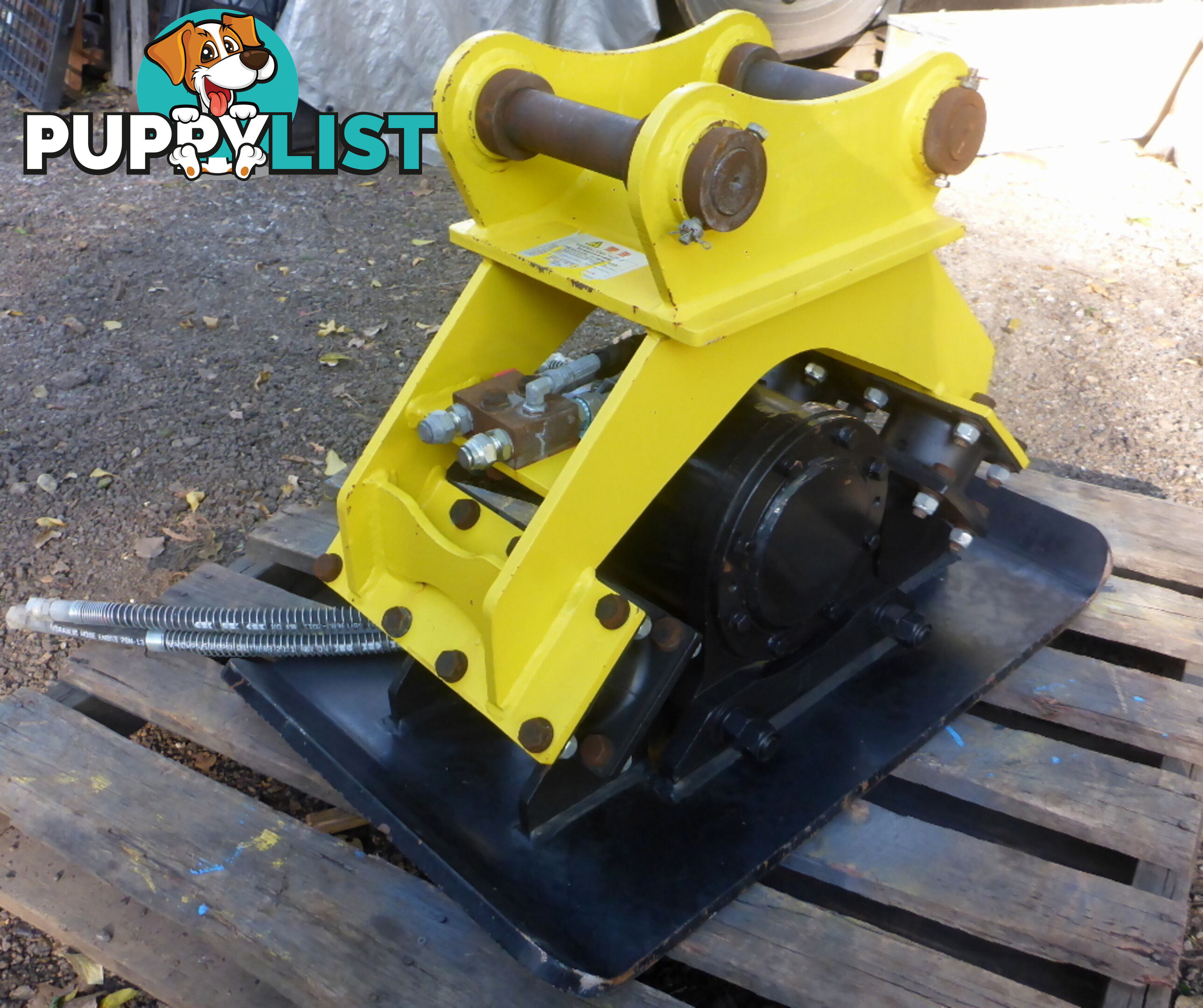 New 5-10 ton (50-65mm Pin) Excavator Hydraulic Vibratory Plate Compactor