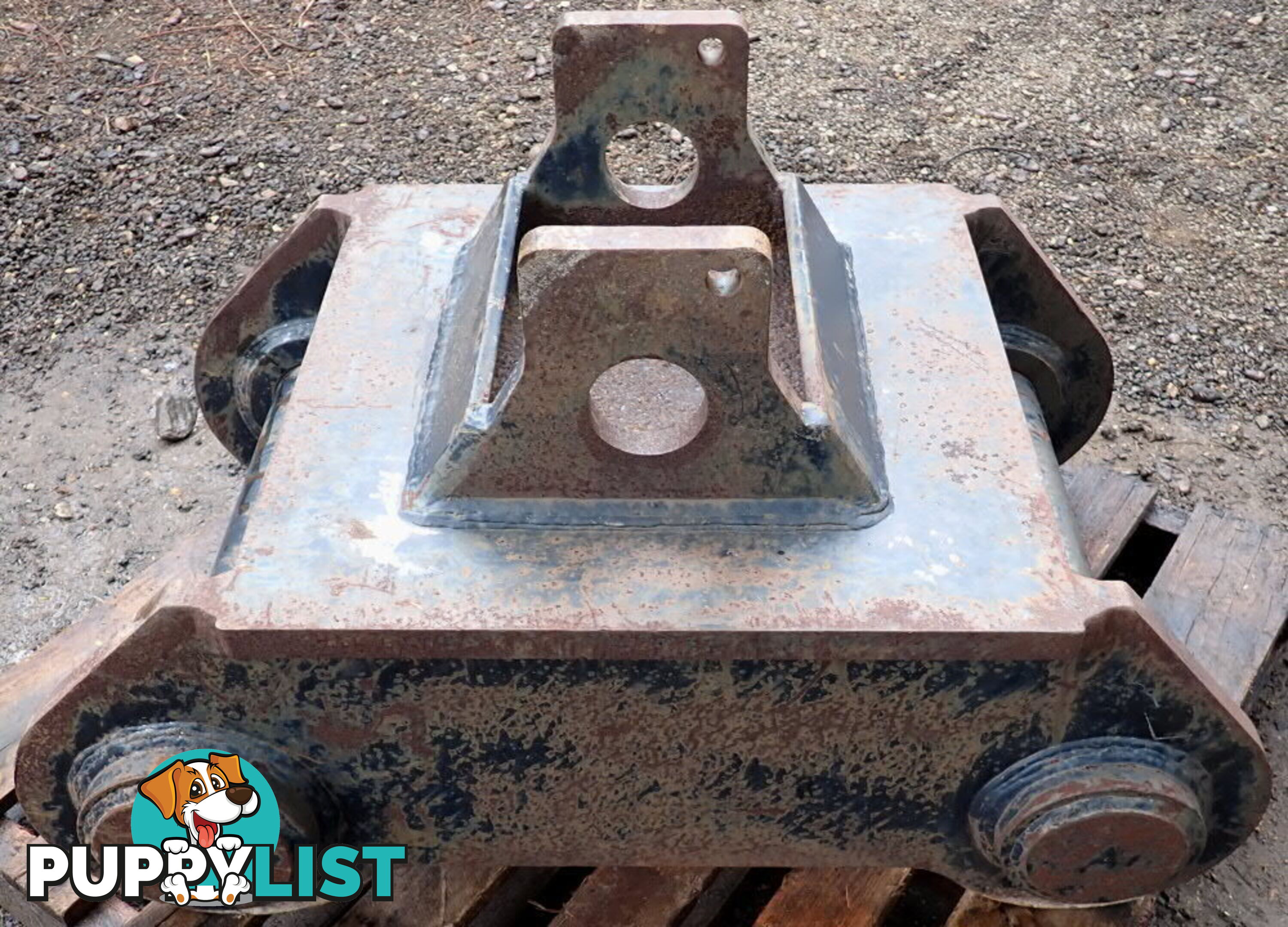 35-80 ton (130/115mm pin) Excavator Headstock Hitch Mounting Plate