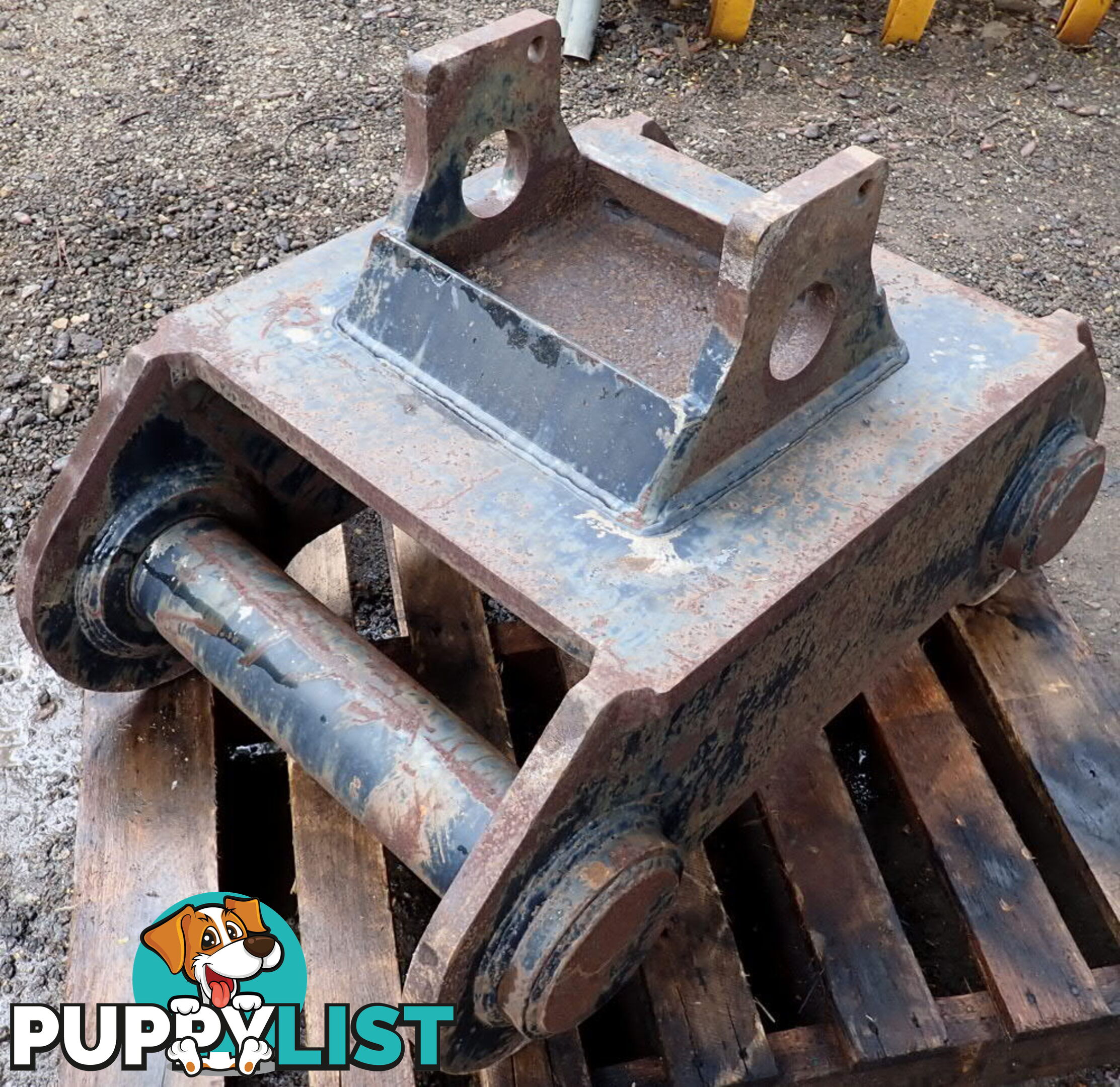 35-80 ton (130/115mm pin) Excavator Headstock Hitch Mounting Plate