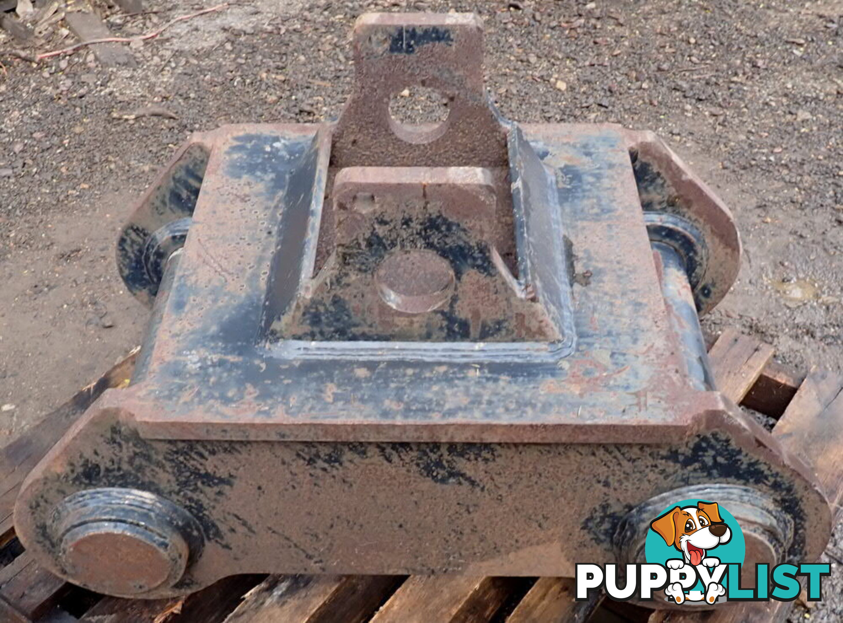 35-80 ton (130/115mm pin) Excavator Headstock Hitch Mounting Plate