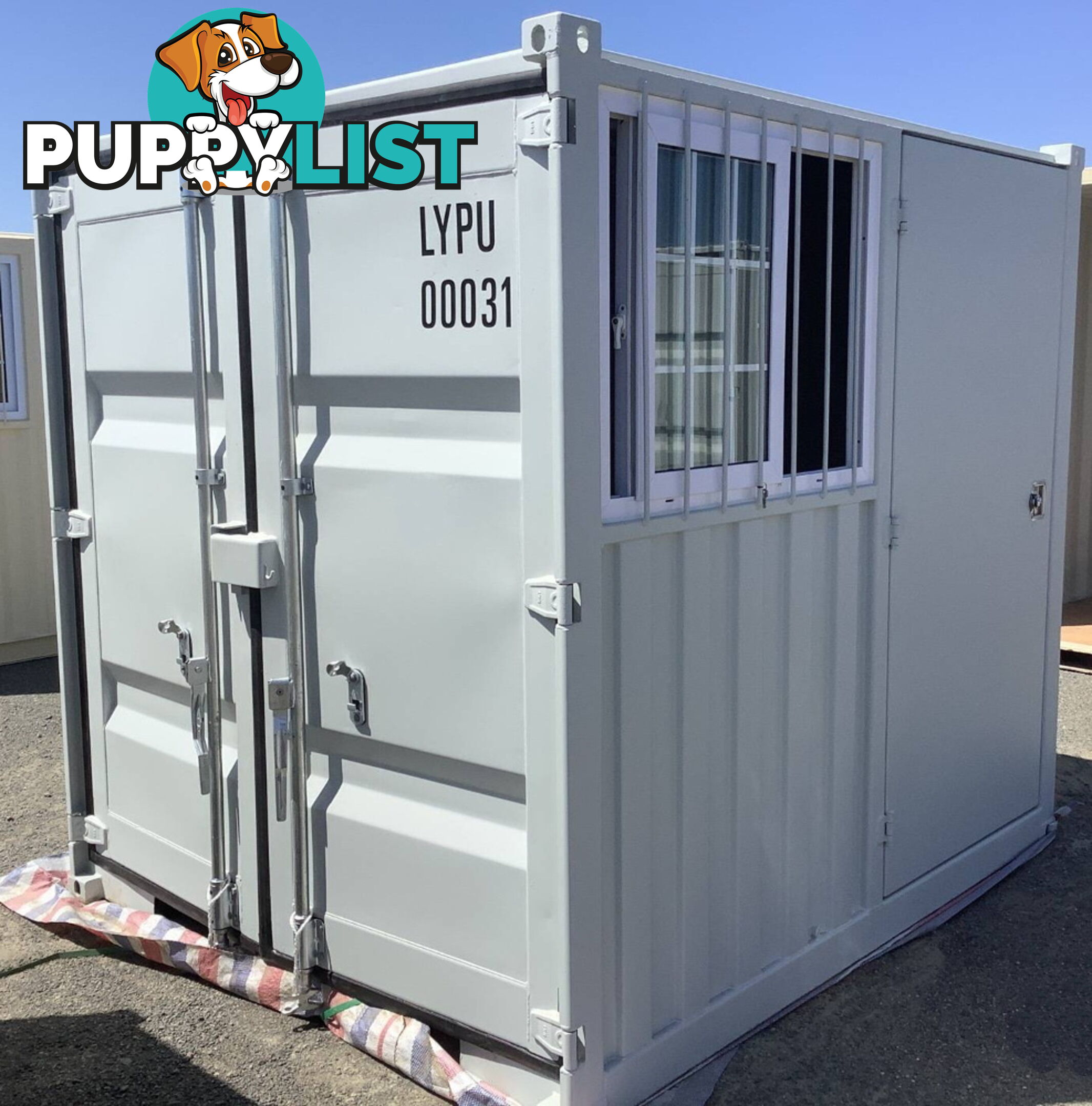 New 8ft Shipping Container with side Door & Window