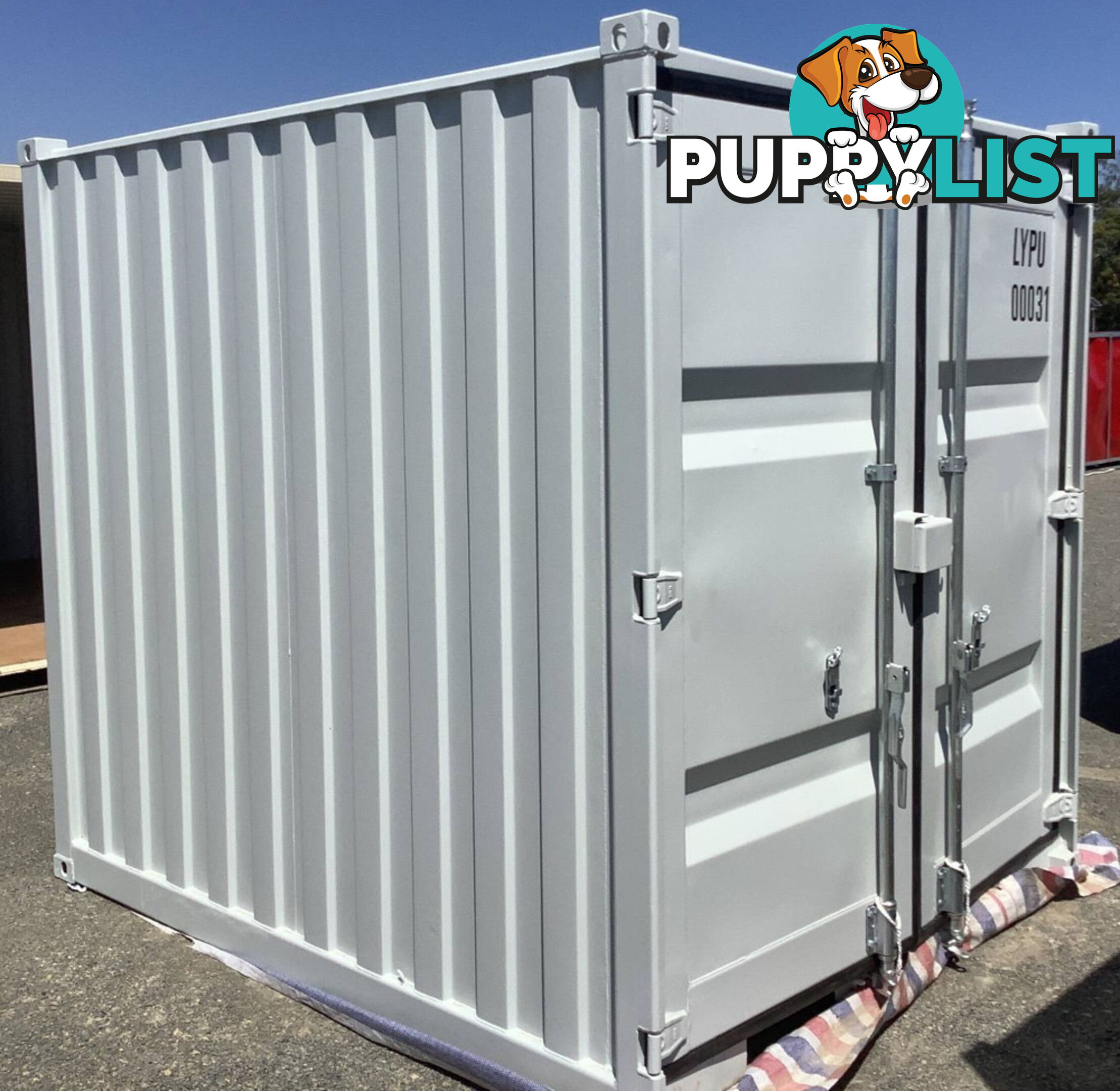 New 8ft Shipping Container with side Door & Window
