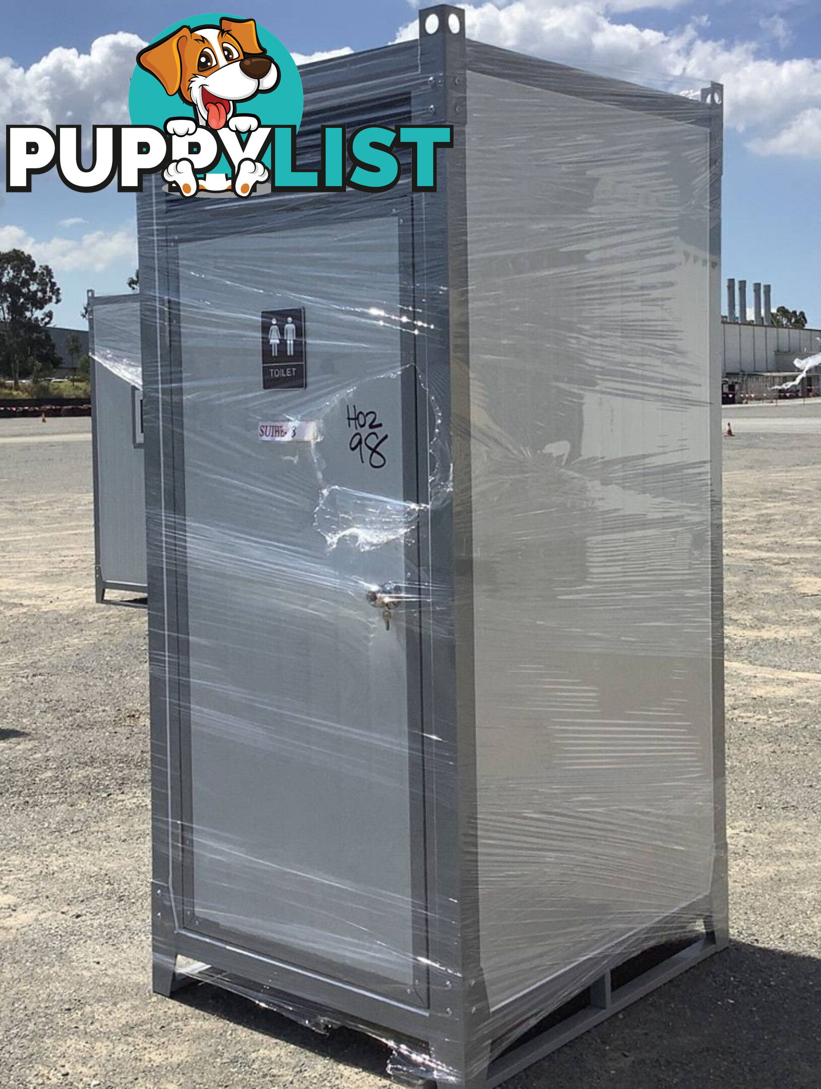 New Single Portable Toilet Restroom Block