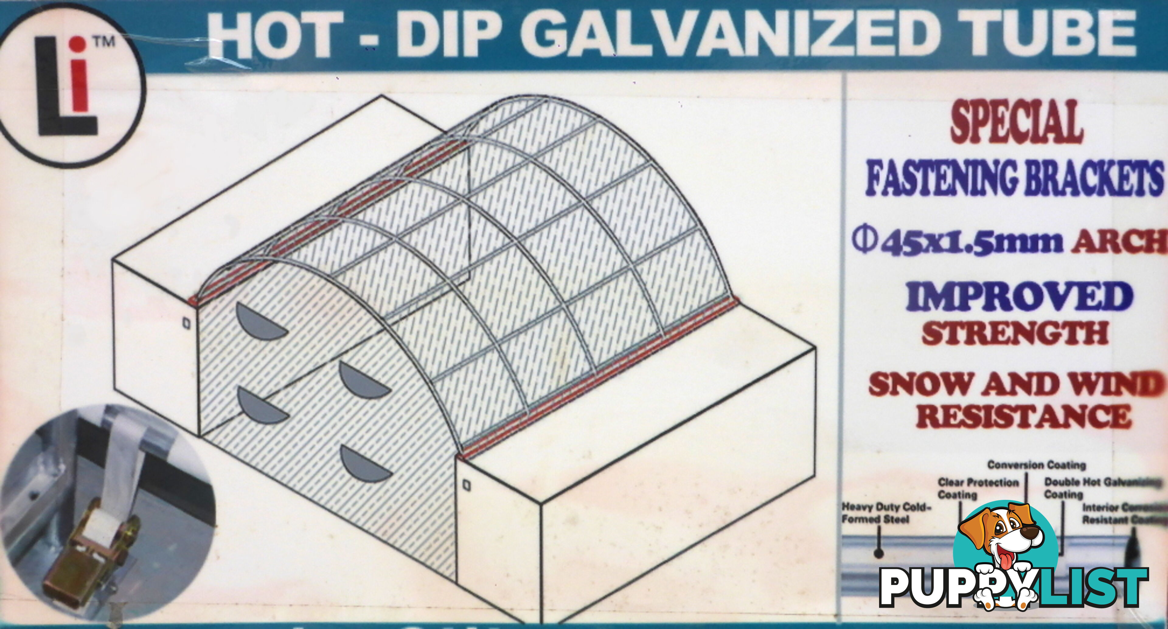 New 6m x 6m Container Shelter Workshop Igloo Dome with End Wall