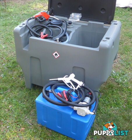 New 400L Diesel & 50L AdBlue Combo Fuel Cell Tank with 12v Pumps & Bowser trigger