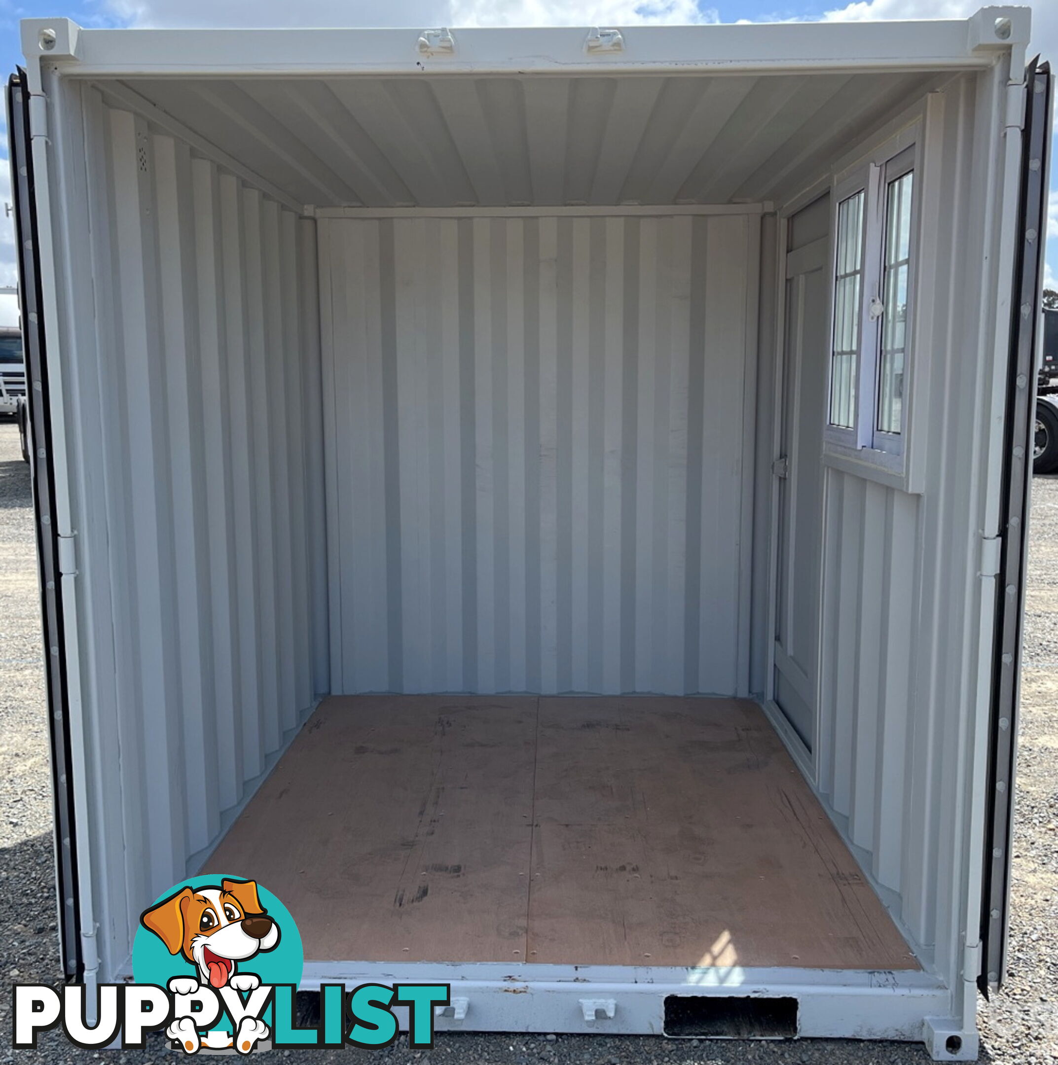 New 8ft Shipping Container with side Door & Window