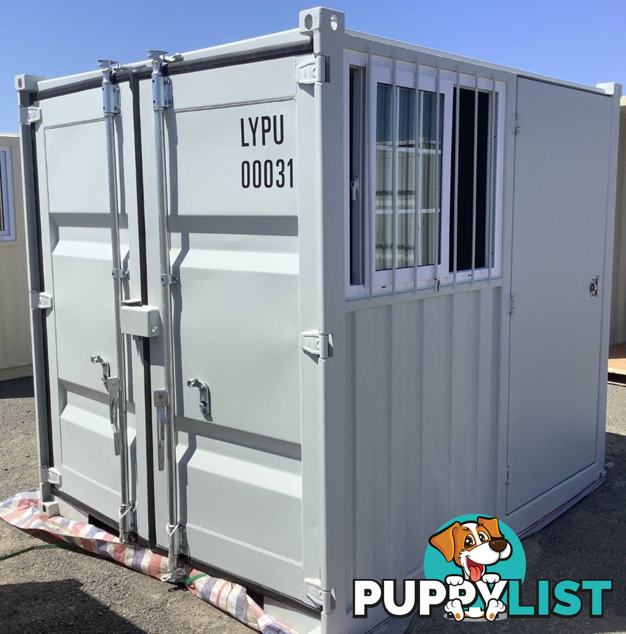 New 8ft Shipping Container with side Door & Window