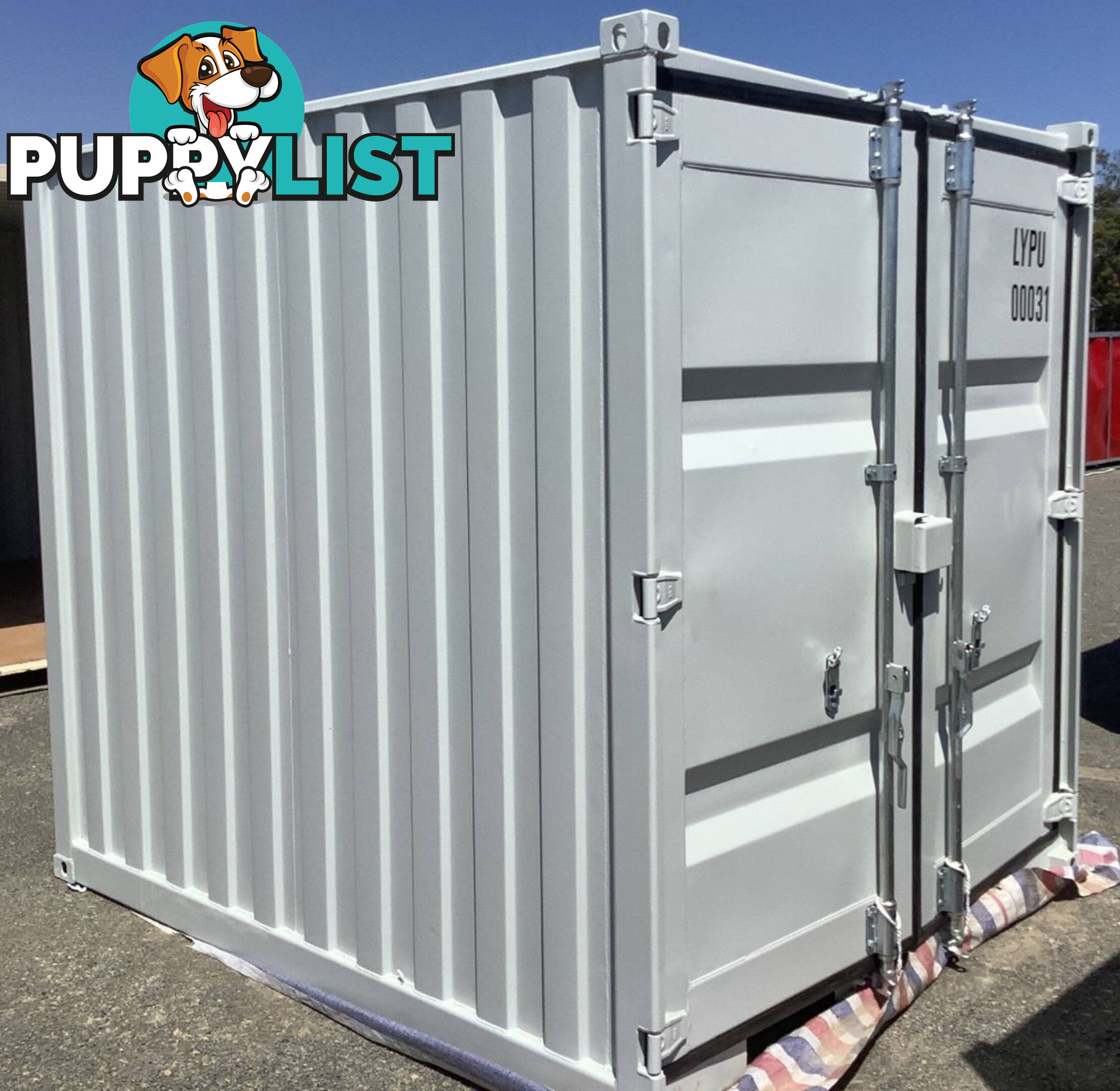 New 8ft Shipping Container with side Door & Window