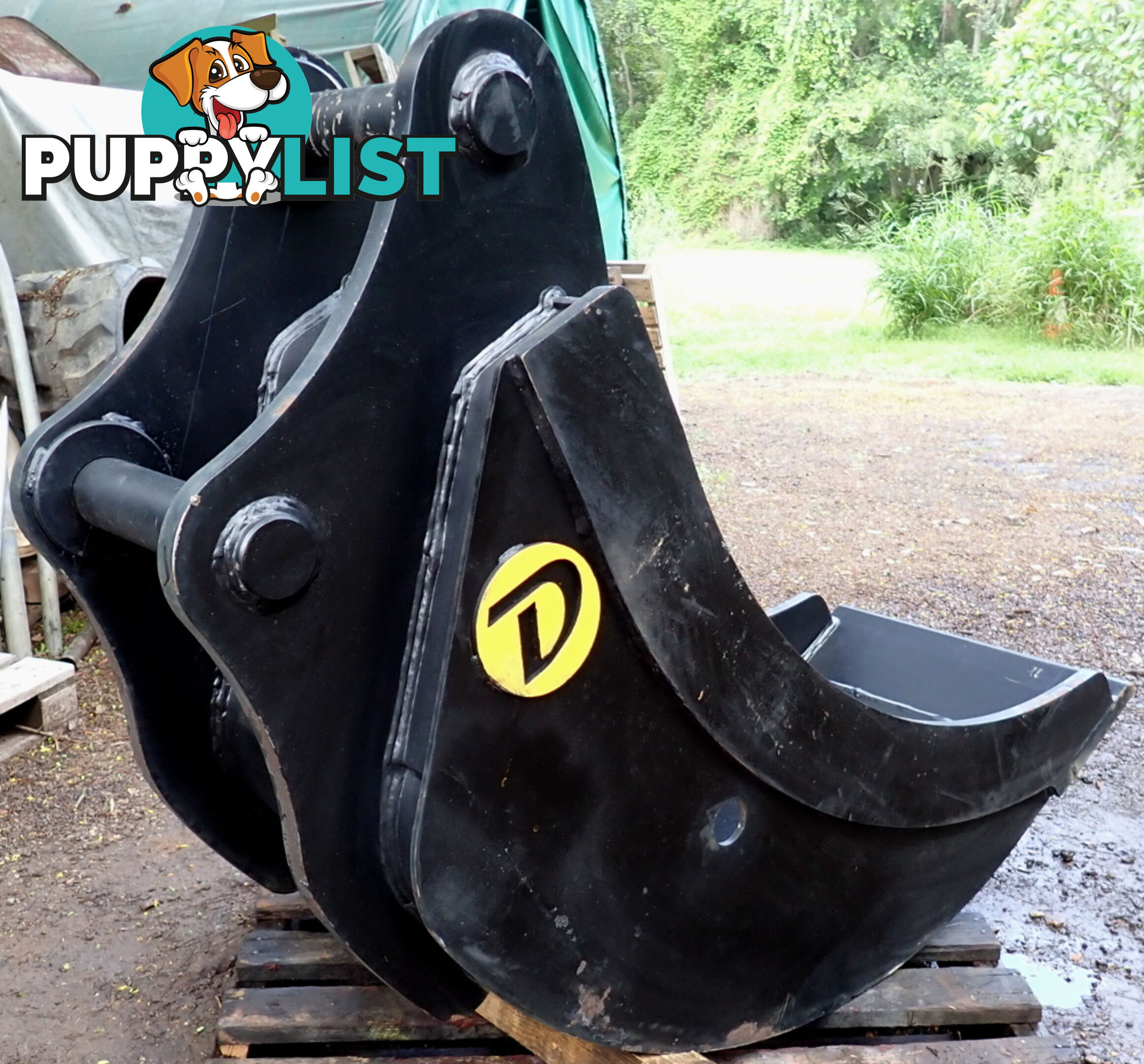 New 15-32 ton (80mm pin) 600mm Doherty Excavator Cleanup Gummy Bucket