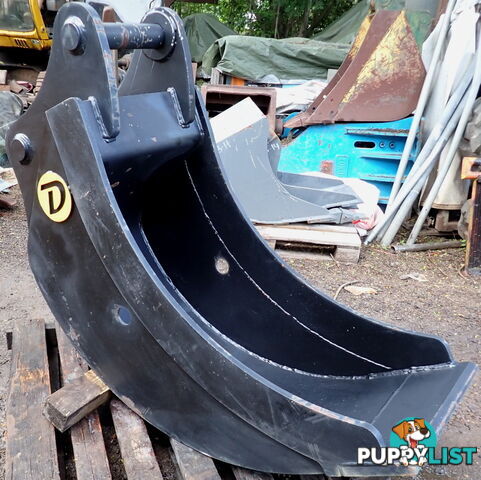 New 15-32 ton (80mm pin) 600mm Doherty Excavator Cleanup Gummy Bucket